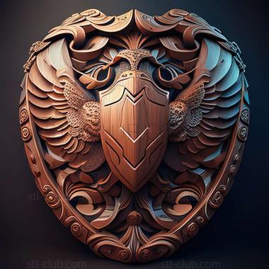 3D model shield (STL)